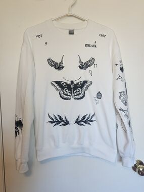 Harry Styles Inspired Tattoo Sweatshirt